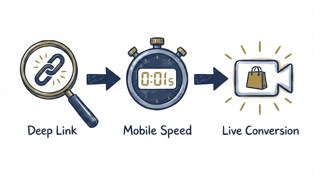 3 steps to social sales direct linking, lightning speed, and live engagement