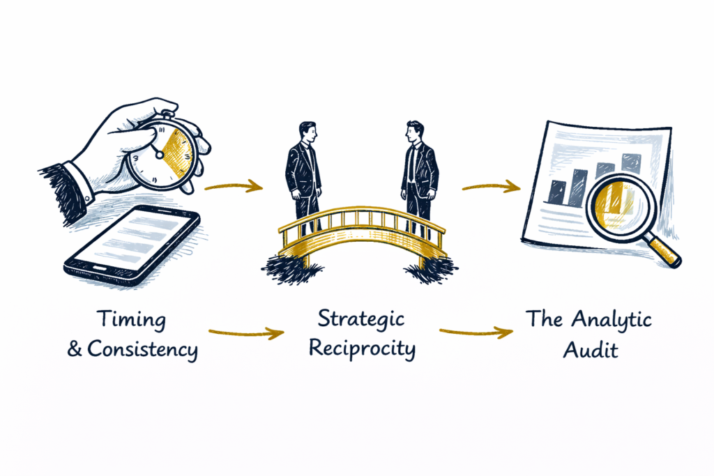 the 8 step organic growth loop timing, connection, and continuous improvement
