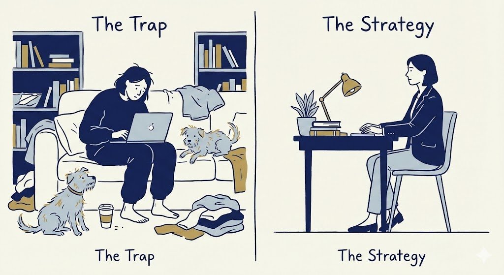 the comfort trap vs. the strategy intentional design changes the outcome.