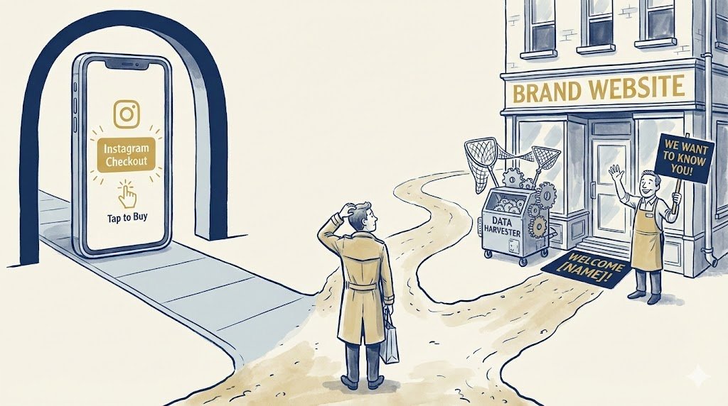 the commerce crossroads choosing between the ease of the platform and the power of owned data