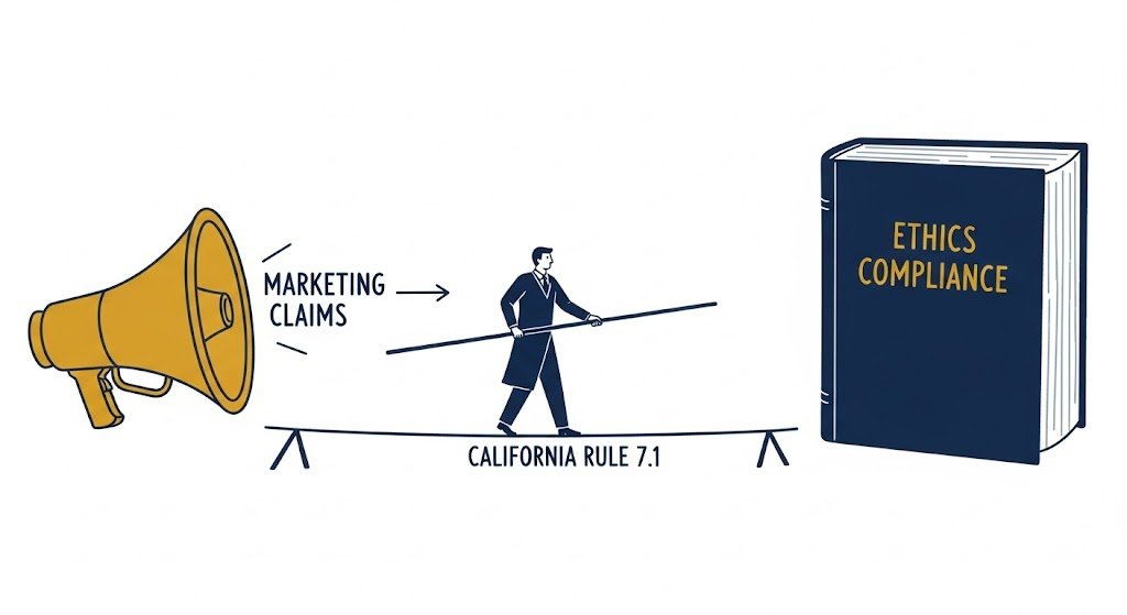 the delicate balance navigating growth within the constraints of california state bar advertising rules.