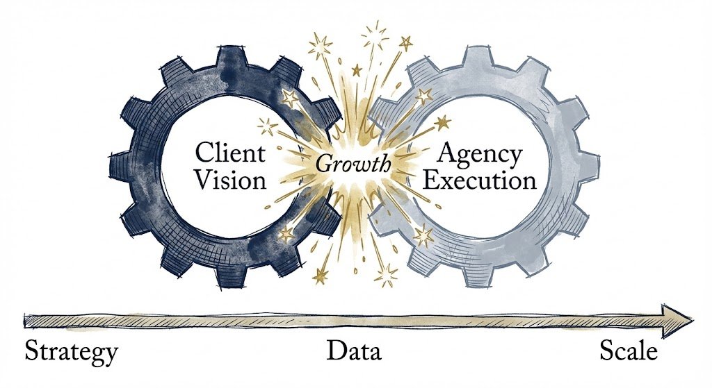 the growth engine success happens when vision meets execution.