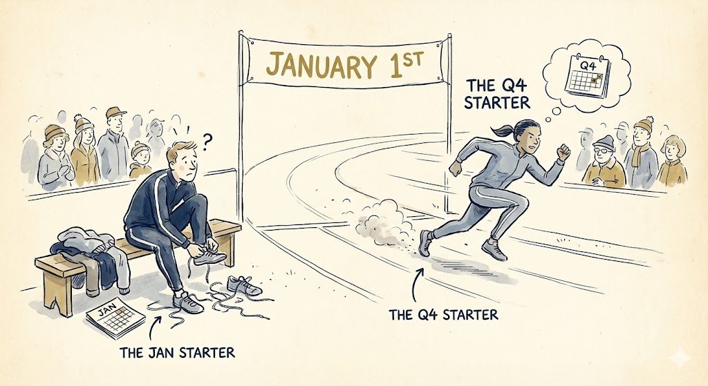 the head start why starting in q4 puts you miles ahead by january.