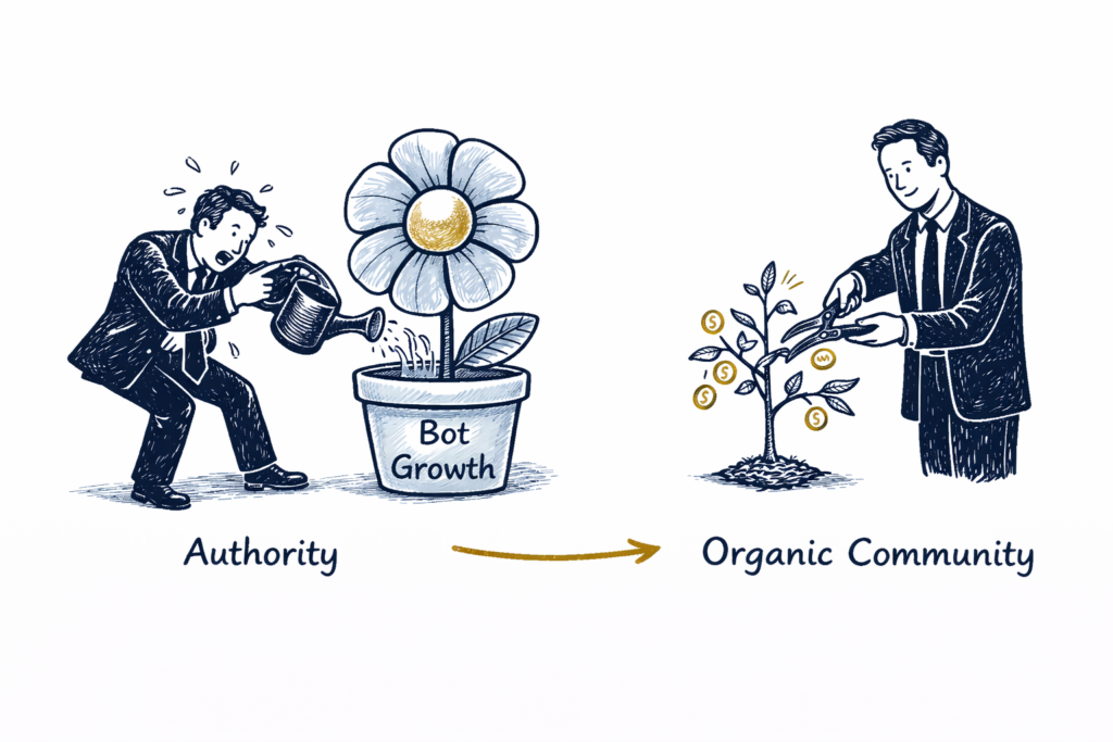 the inherent friction choosing between the hollow speed of automation and the lasting value of organic growth
