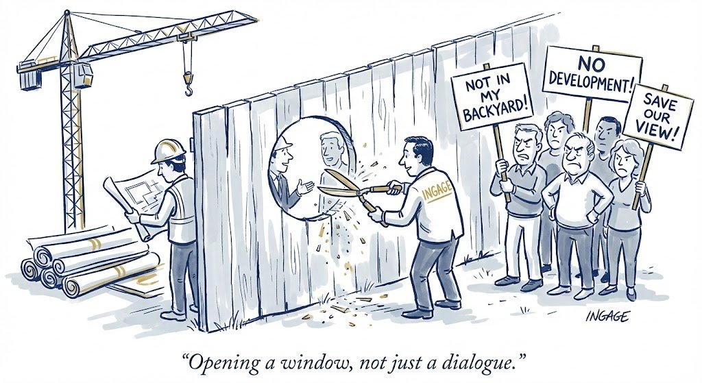 the invisible fence why great projects fail without community buy in.