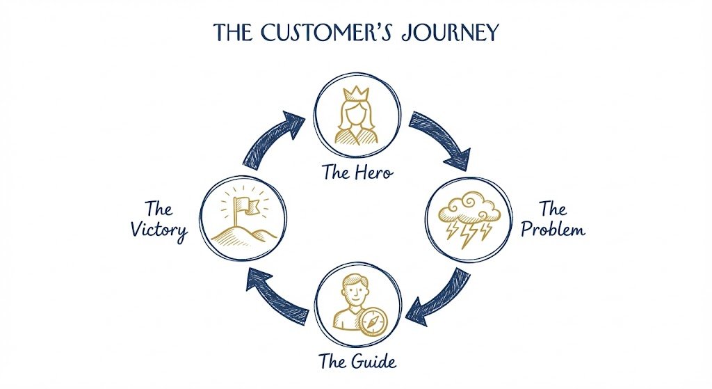 the narrative cycle your brand is the bridge between the customer