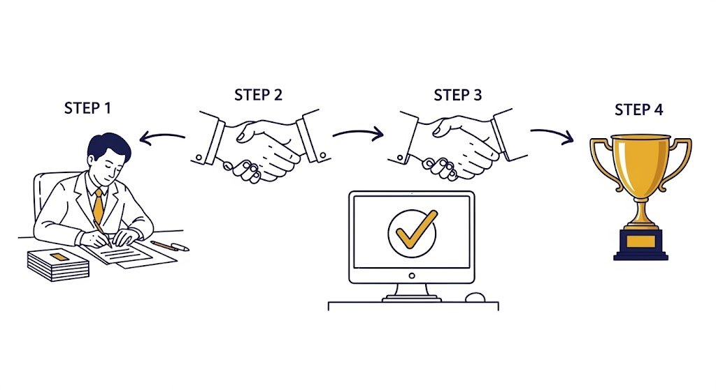 the path to backlink success content, networking, and listings.