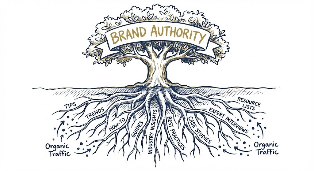 the seo roots deep content supports strong rankings.