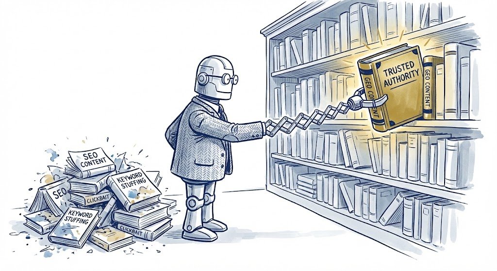 the selection ai chooses clarity and authority over noise.