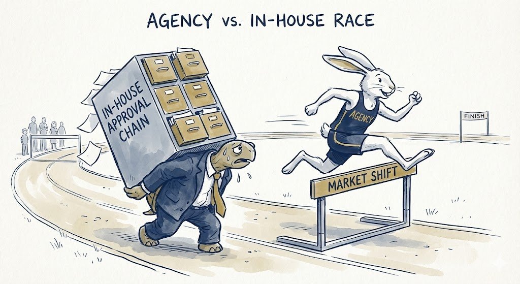 the weight of process why agility wins in a fast moving market.