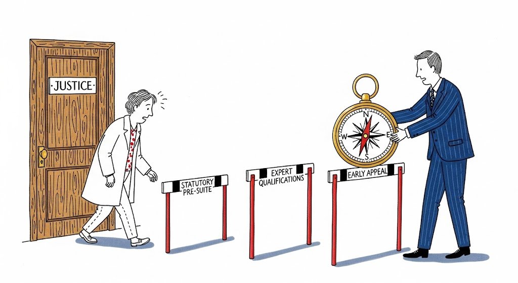 medical malpractice procedural hurdles